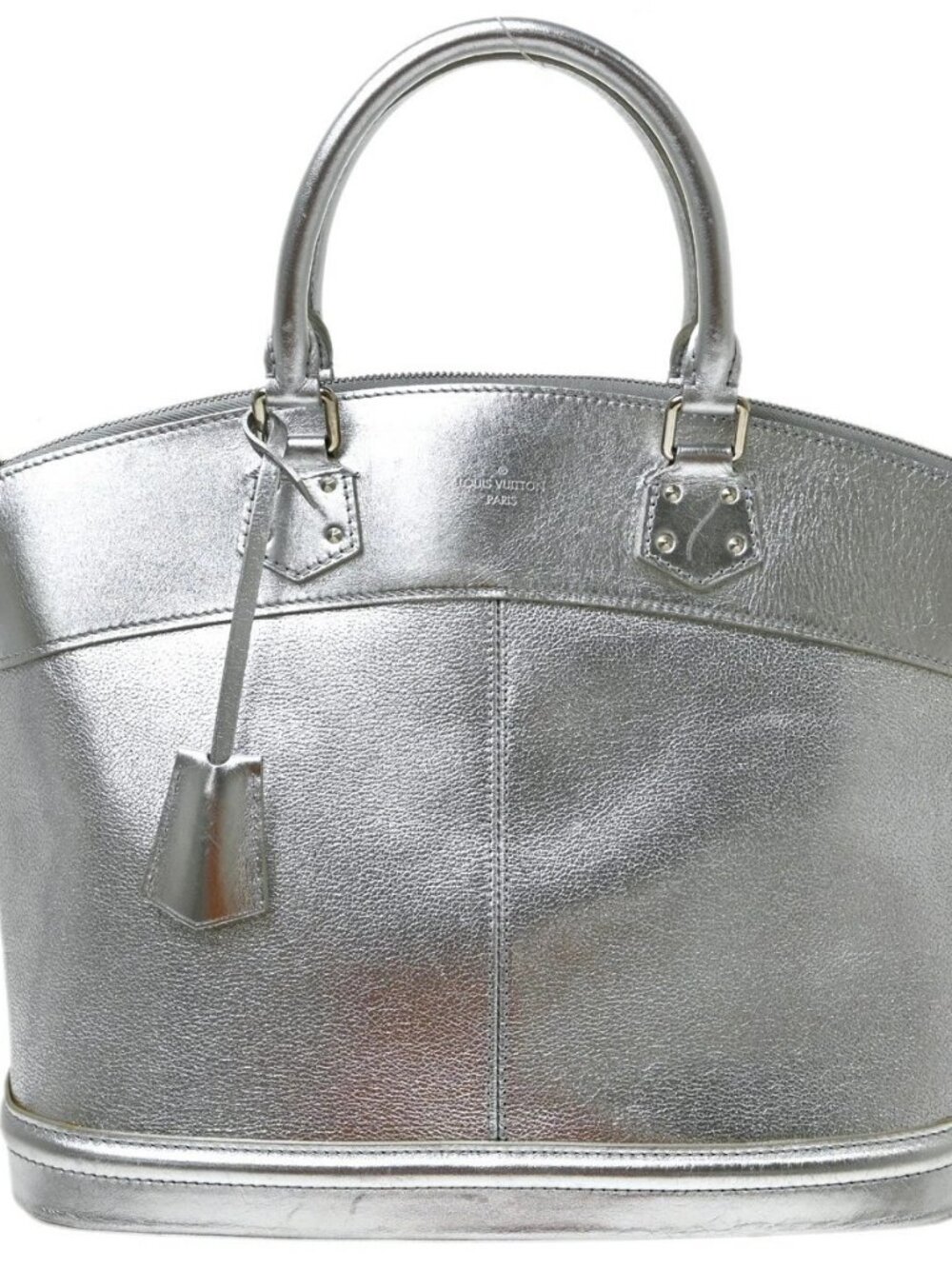 Best07 Louis Vuitton Silver Suhali Lockit MM Handbag M95600 DU4057 NQ09120